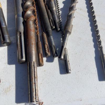 Giant Lot of Spline Drives All Sizes plus some Chisel bits