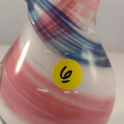 Swirled Art Glass Pitcher (#6)