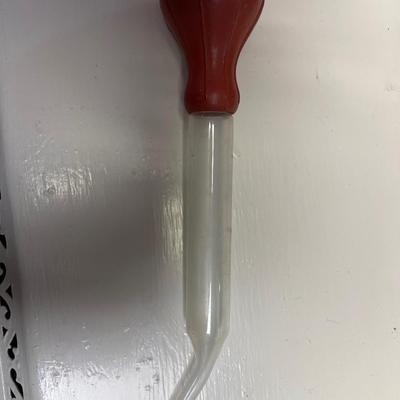 Glass turkey baster