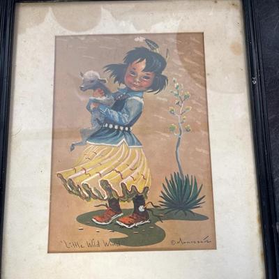 1940s vintage little wild wind picture