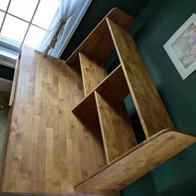 Solid Oak Work Station
