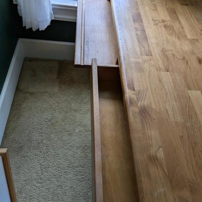 Solid Oak Work Station