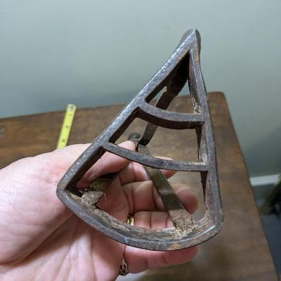 Antique Hand Forged Branding Iron (triangle)