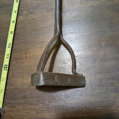 Antique Hand Forged Branding Iron (triangle)