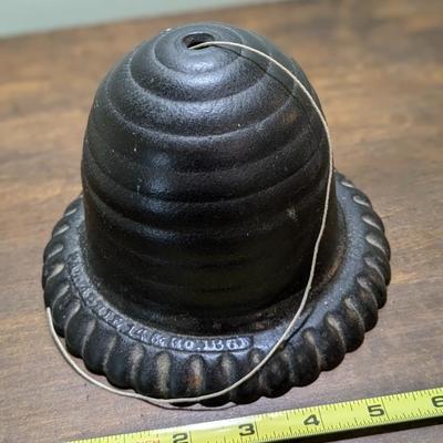 Antique Cast Iron Beehive String Holder