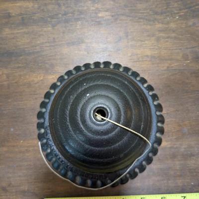 Antique Cast Iron Beehive String Holder