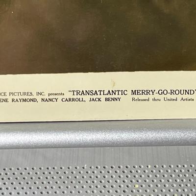 "Transatlantic Merry go Round" Movie - 8x10 Photograph by Reliance Pictures as Pictured.