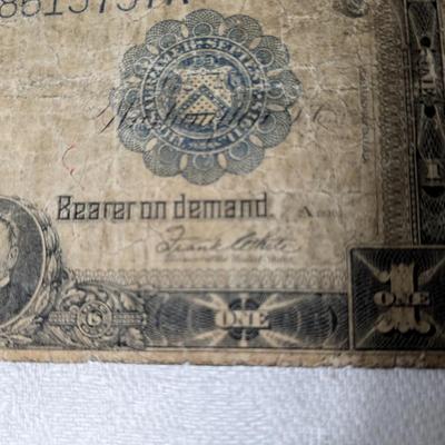 VINTAGE ONE DOLLAR SILVER CERTIFICATE SERIES OF 1899 BLACK EAGLE