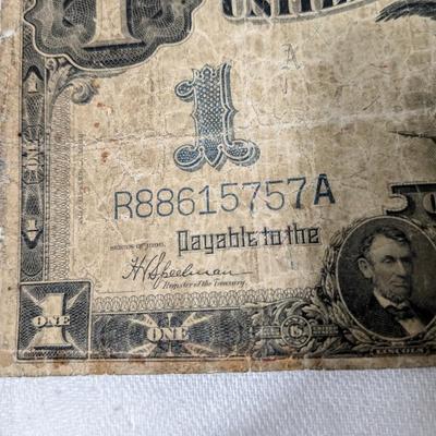 VINTAGE ONE DOLLAR SILVER CERTIFICATE SERIES OF 1899 BLACK EAGLE