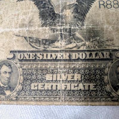 VINTAGE ONE DOLLAR SILVER CERTIFICATE SERIES OF 1899 BLACK EAGLE