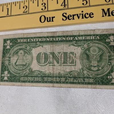 ONE DOLLAR SILVER CERTIFICATE G SERIES OF 1935 A