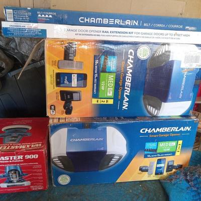 2 chamberlain garage door Openers