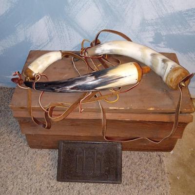Powder horns etc