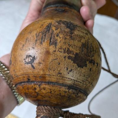 African Gourd and Horn Vessel, Gourd Bird