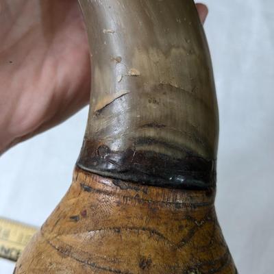 African Gourd and Horn Vessel, Gourd Bird
