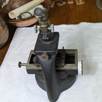 Antique David W Mann Precision Instruments, Baush & Lomb Microscope