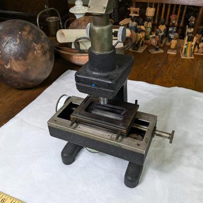Antique David W Mann Precision Instruments, Baush & Lomb Microscope