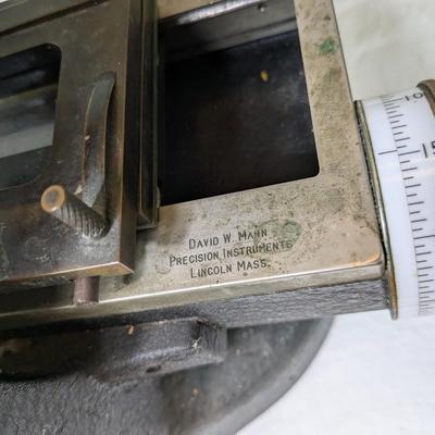 Antique David W Mann Precision Instruments, Baush & Lomb Microscope
