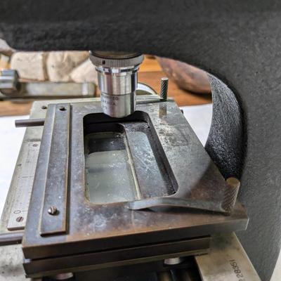 Antique David W Mann Precision Instruments, Baush & Lomb Microscope