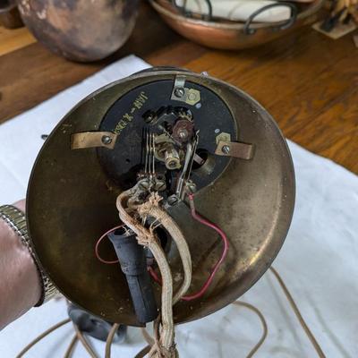 Vintage 1962 Candlestick Rotary Brass Phone