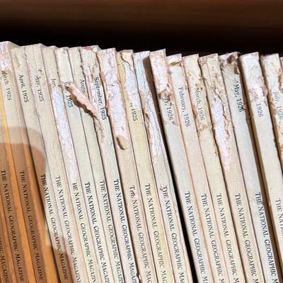 Antique National Geographic Magazine Lot c 1924-30