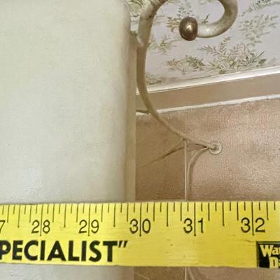 VIntage Gold Metal Wire Vanity Stool, Chair, Seat, Bench, Hollywood Glam