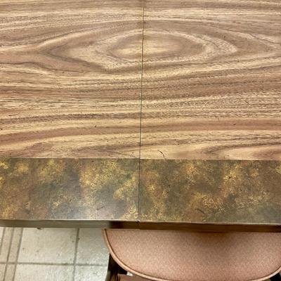 Vintage MCM Oval Dining Table with 8 Chairs and 2 leaves