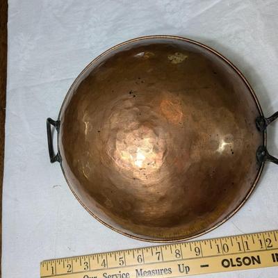 Antique Copper Fire Bowl