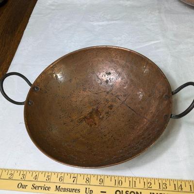 Antique Copper Fire Bowl