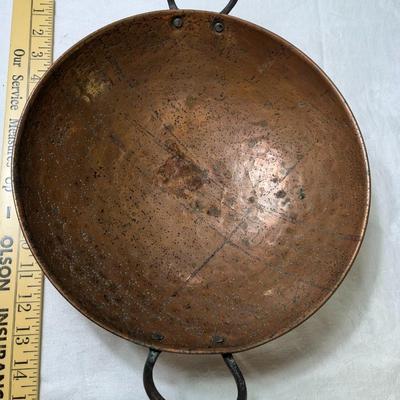 Antique Copper Fire Bowl
