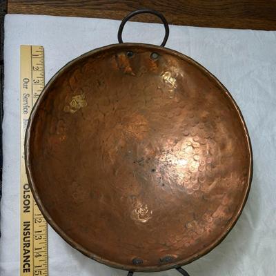 Antique Copper Fire Bowl