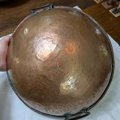 Antique Copper Fire Bowl