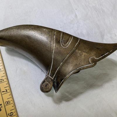 Antique Brass Stirrup, 1947 Bogota