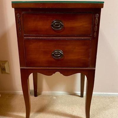 Vintage Wood Nightstand