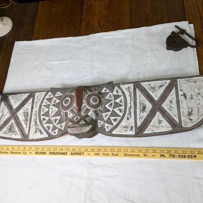 African Carved and Painted Burkina Faso