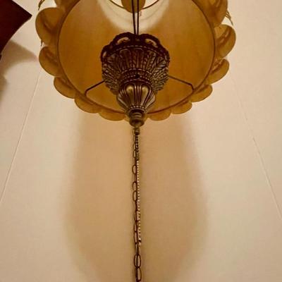 MCM Vintage Hanging Swag Lamp