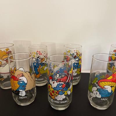 7 drinking glasses