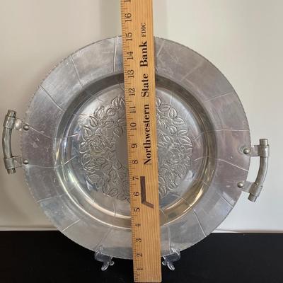 Hand forged aluminum platter