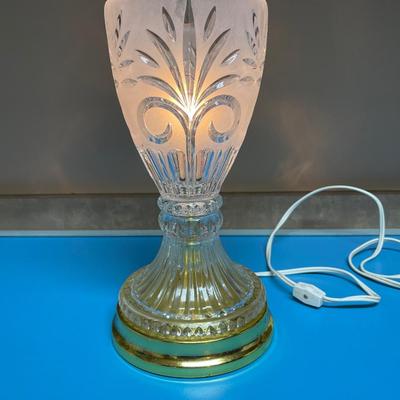 Table crystals lamp