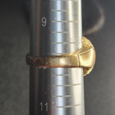 Vintage Mens 14k Ruby Cabochon Ring Size 10