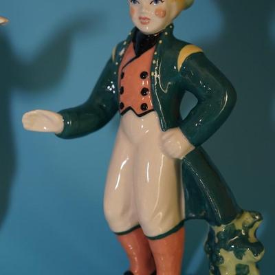 CERAMIC ARTS STUDIO SWEDISH MAN & WOMAN BETTY HARRINGTON MARK IN CIRCLE