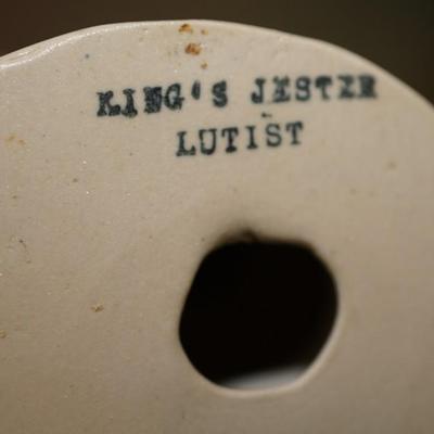 CERAMIC ARTS STUDIO KINGS JESTER FLUTIST AND LUTIST