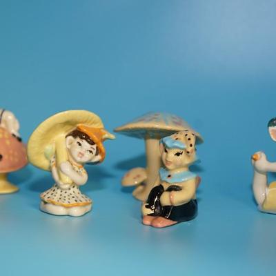 CERAMIC ARTS STUDIO PIXIE ON SNAIL AND FRIENDS