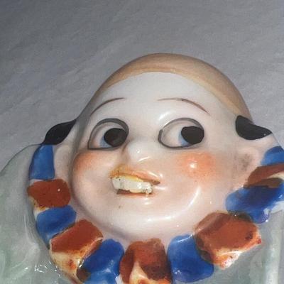 Vintage Clown Pierrot Art Deco Lusterware Pin Tray or Ashtray Rare