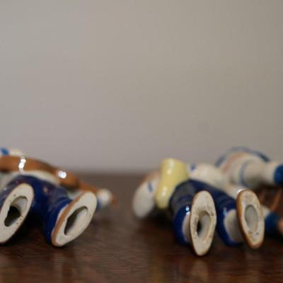 CERAMIC STUDIO SIX PIECE BAND TO INCLUDE FLUTE PLAYER.- GOOD FIND TO HAVE THE ENTIRE BAND