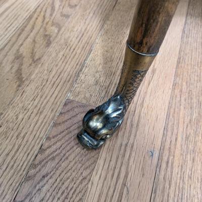 Antique Solid Oak Parlor Table