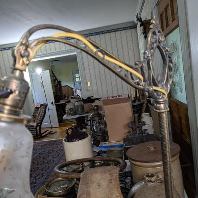 Antique Bridge Floor Lamp