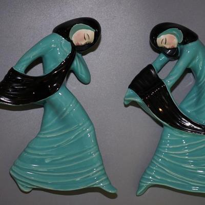 CERAMIC ARTS STUDIO "SHADOW DANCERS" WALL DECOR