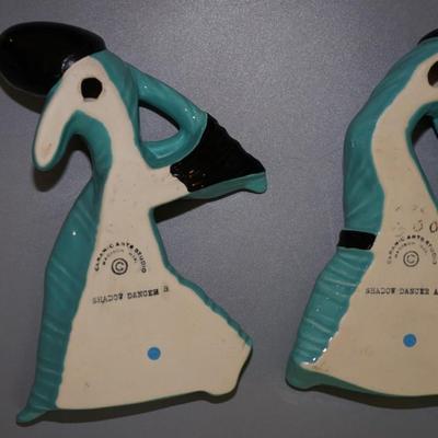 CERAMIC ARTS STUDIO "SHADOW DANCERS" WALL DECOR