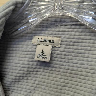 Women's L.L. Bean Women's Comfort Corduroy Big Shirt Size Medium & Large